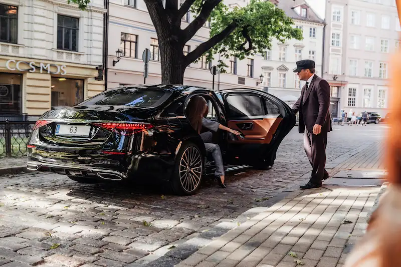 business limousine provided by sterling limousine