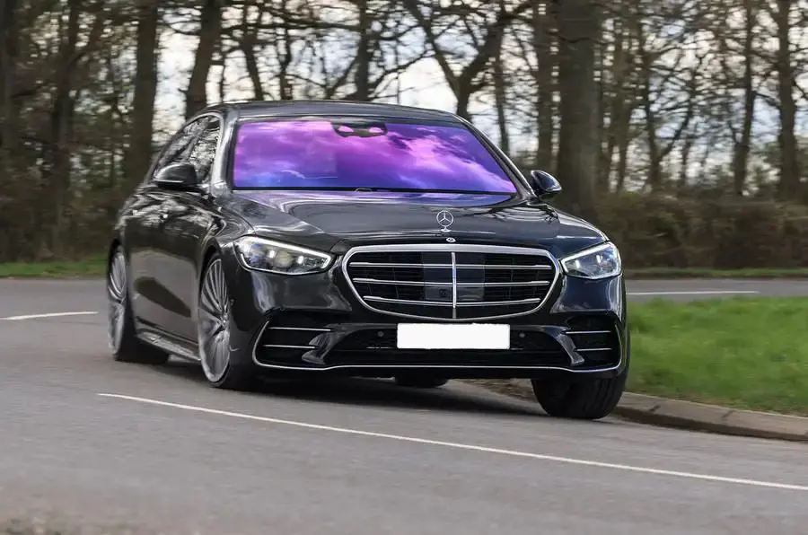 Mercedes limousine in Berlin