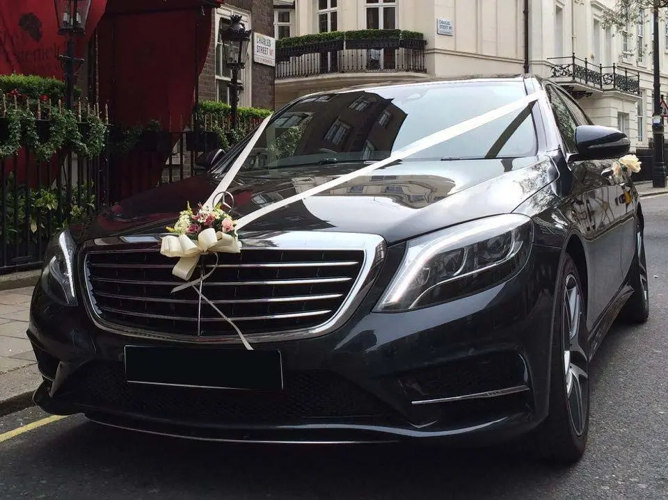 Mercedes limousine for wedding in Berlin, Germany