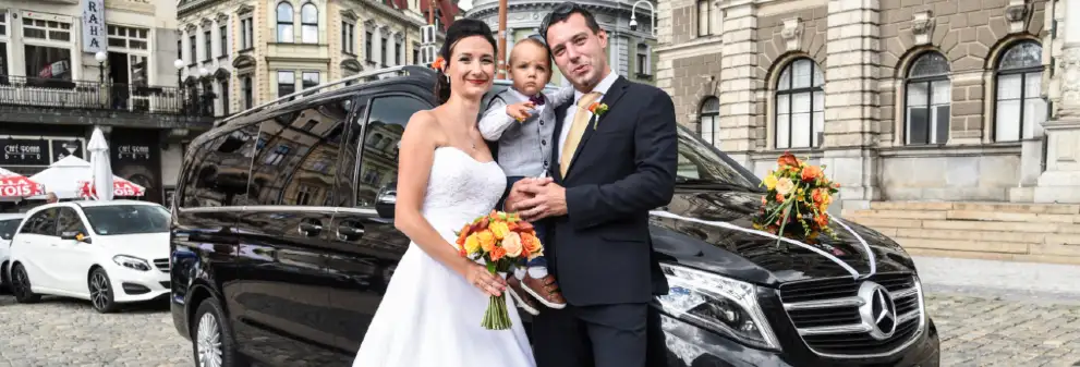 limo luxury car rental with driver for weddings
