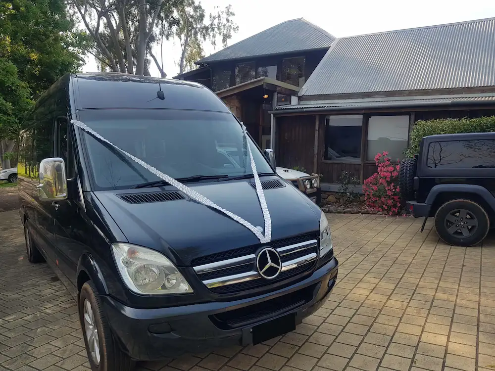 limousine van for weddings